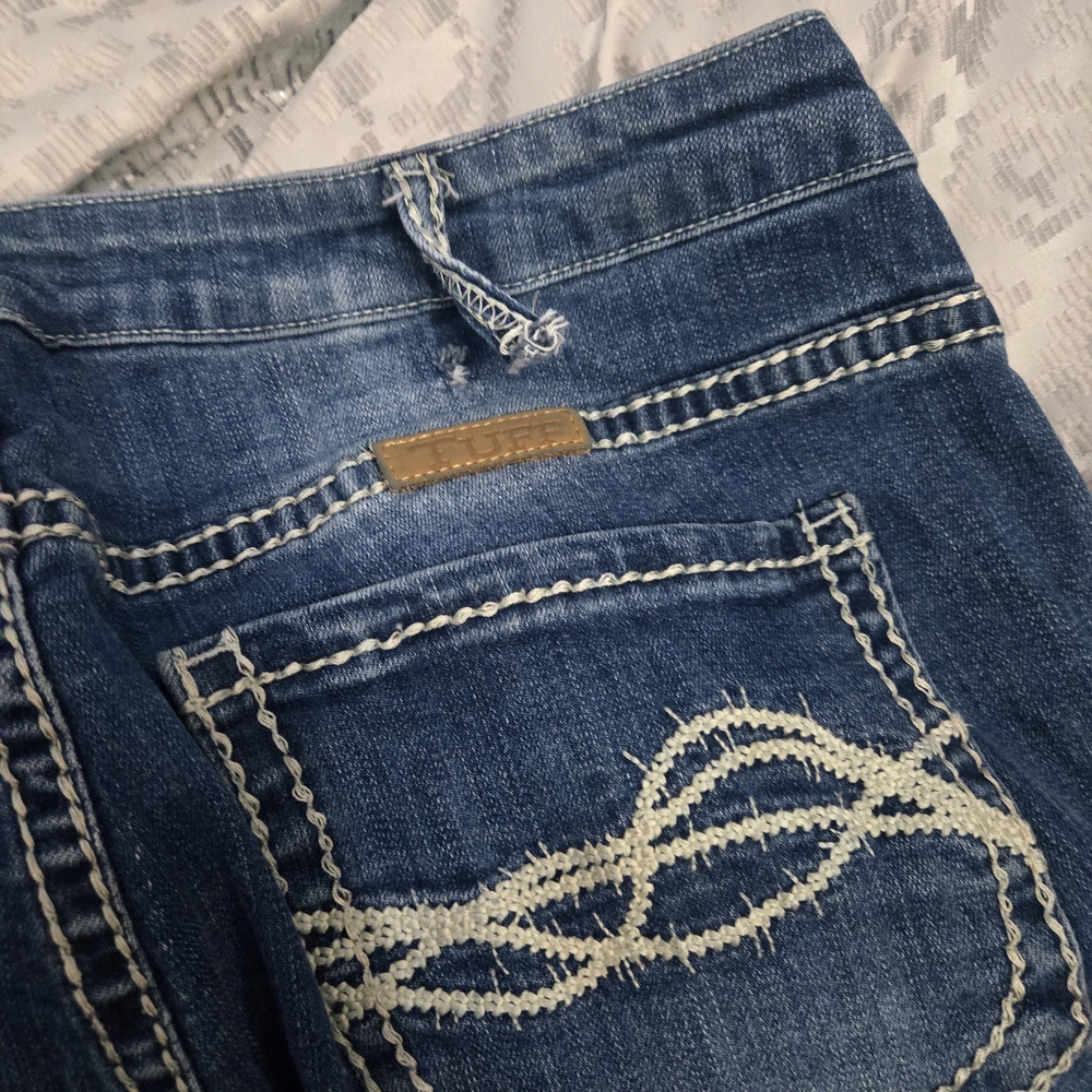 Cowgirl Tuff Women's Boot Cut Jeans - Blue - Picture 4 of 4